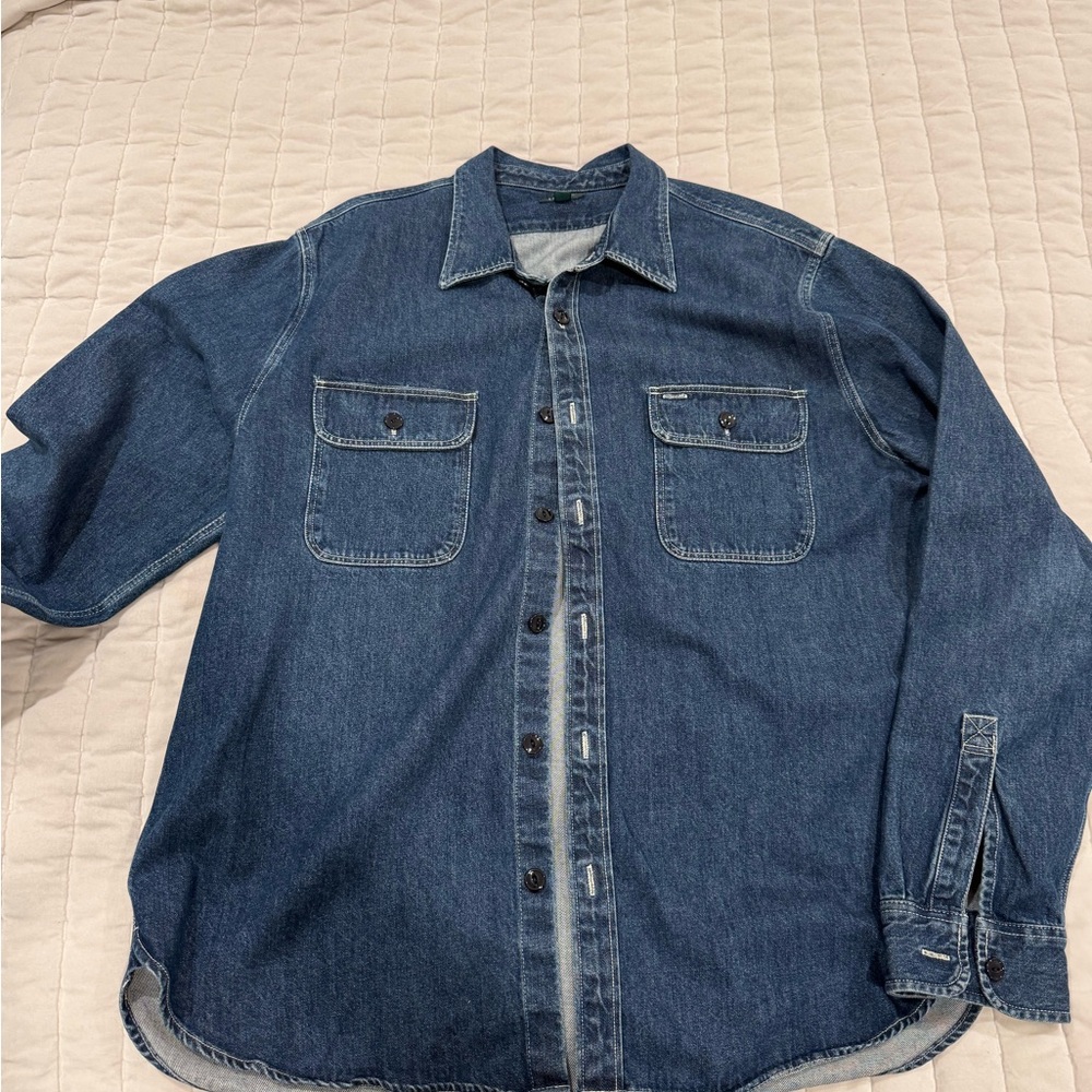 J. Crew Wallace & Barnes Denim Button-Up Shirt
